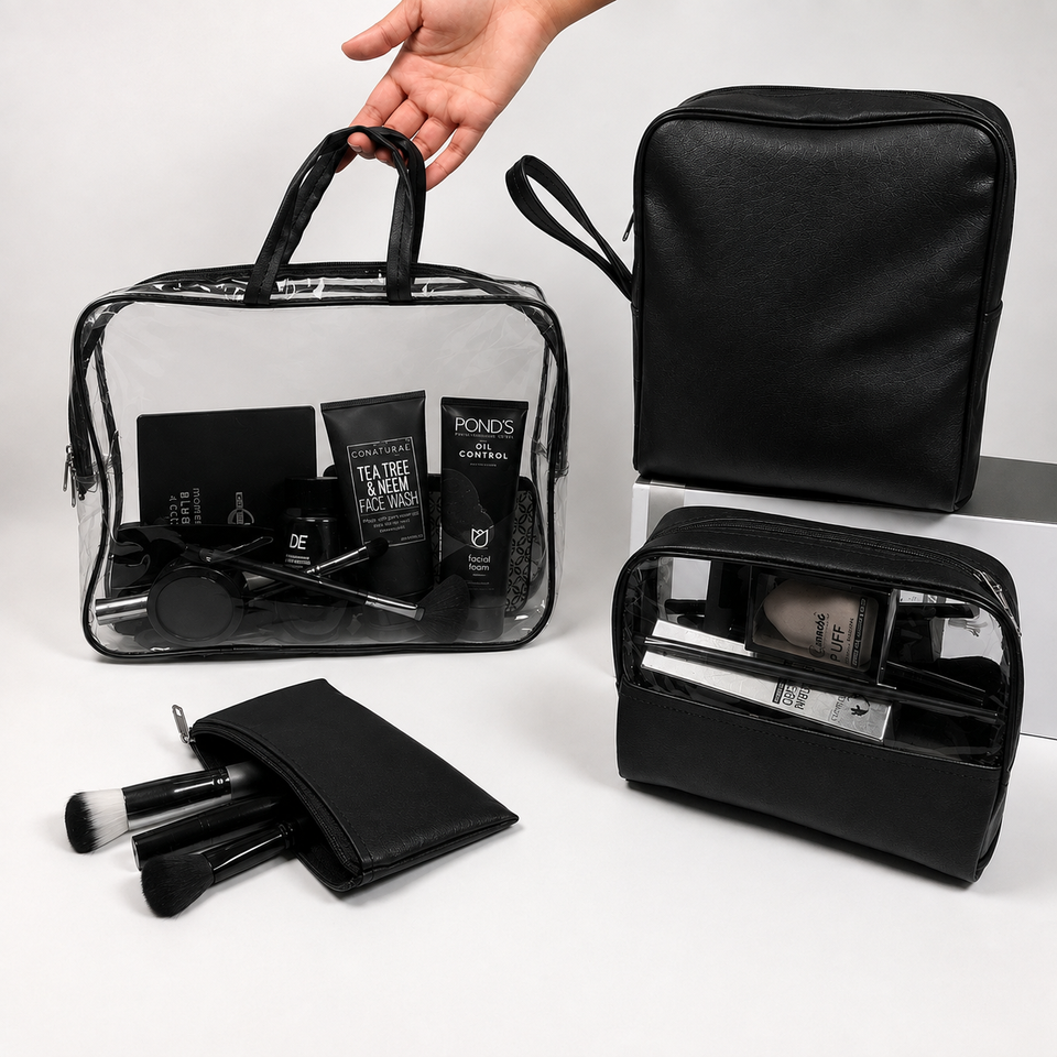 Travel Kit Set of 4 (Black)