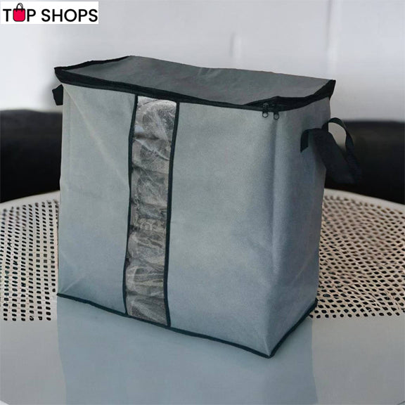 120 GSM Cloth Storage Bag Pack of 4 - Dark Grey