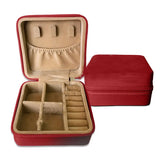Mini Portable Travel Jewelry Case (RED)