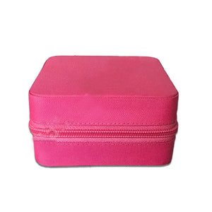 Mini Portable Travel Jewelry Case(Pink)