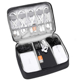 1 Pc Travel Electronic Digital Storage Bag (Black)