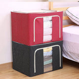 Foldable Clothes Storage Box (55L)-Red