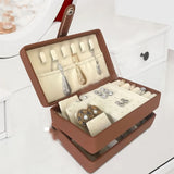 2 Layer Portable Travel Jewelry Case