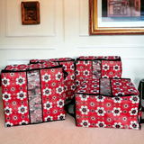 110GSM Cloth Storage Bag 1 Pc (Ajrak)