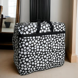 110GSM Non-Woven Luggage White (Polka Dot)