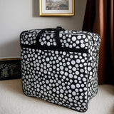 110GSM Non-Woven Luggage White (Polka Dot)