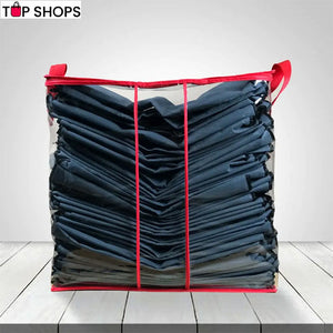 Single Piece Transparent Storage Bag (Red)
