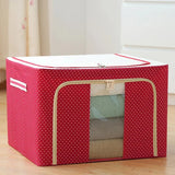 Foldable Clothes Storage Box (55L)-Red