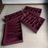 4 in 1 Wardrobe Organizers (Maroon)