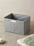 Collapsible Storage Box with Lid (Gray)