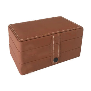 2 Layer Portable Travel Jewelry Case