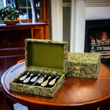 Hand Made Embroidered Jewellery Box-Green