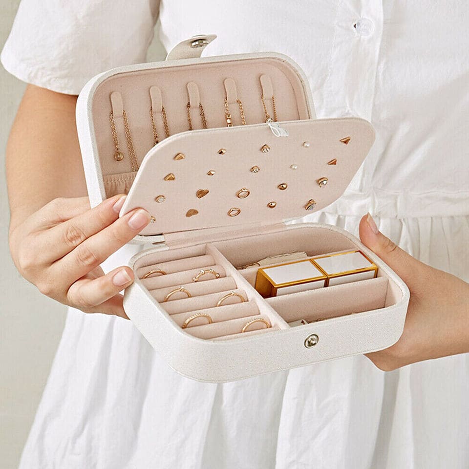 Multi-Layer Jewellery Storage Case-White