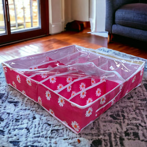 12 Pair Dust Proof shoe organizing Zipper Bag